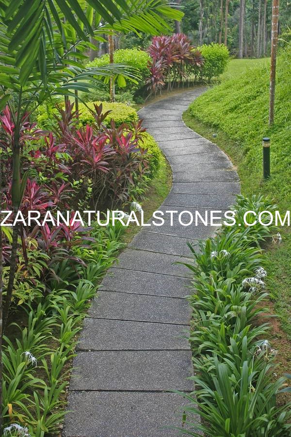 Jet Black Flagstone Pavers