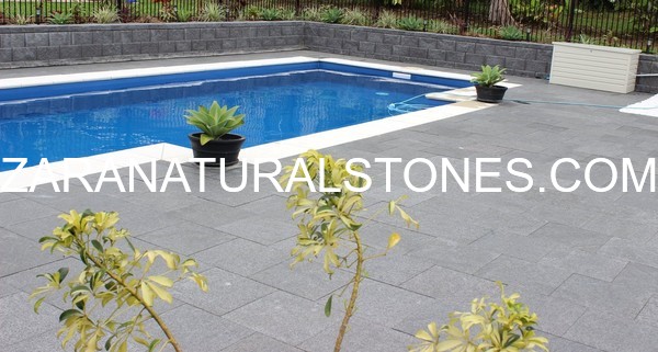 Jet Black Flagstone Pavers
