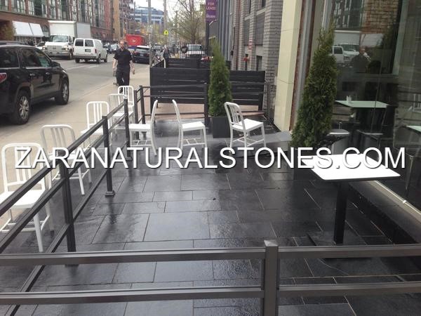 Kota Black Flagstone Pavers