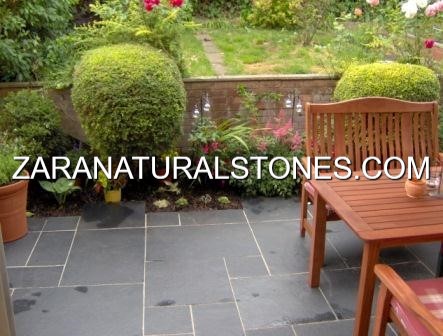 Kota Black Flagstone Pavers