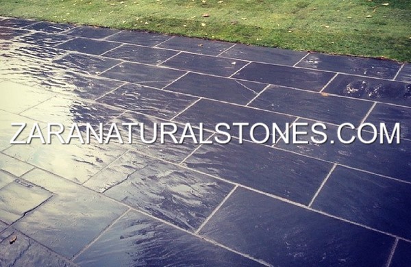 Kota Black Flagstone Pavers