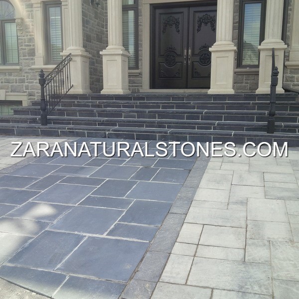 Kota Black Flagstone Pavers