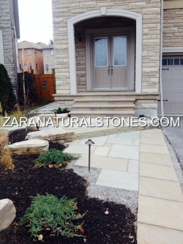 Lavender Driveway Flagstone Pier Cap