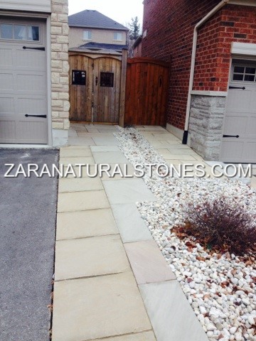 Lavender Driveway Flagstone Pier Cap