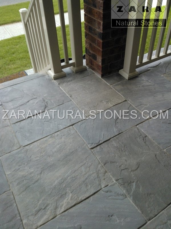 Imperial Black Tumbled Paving Stones