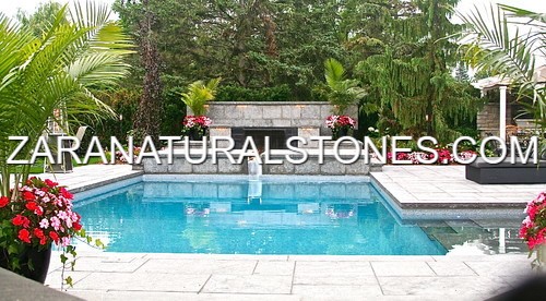 Silver Grey Natural Stone Jumbo Slabs