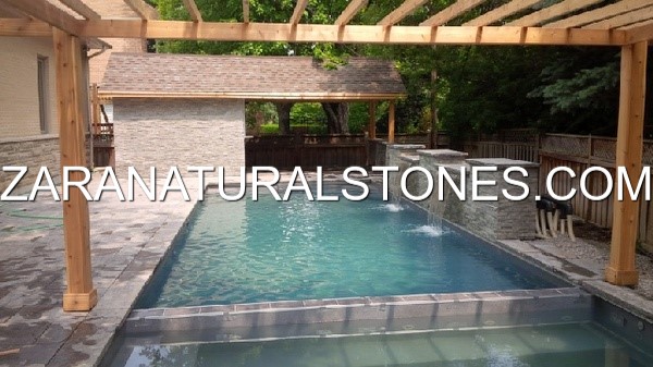 Silver Grey Natural Stone Jumbo Slabs