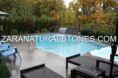 Silver Grey Natural Stone Jumbo Slabs