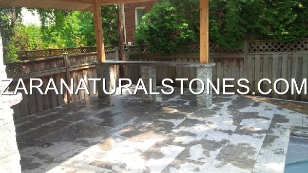 Silver Grey Natural Stone Jumbo Slabs
