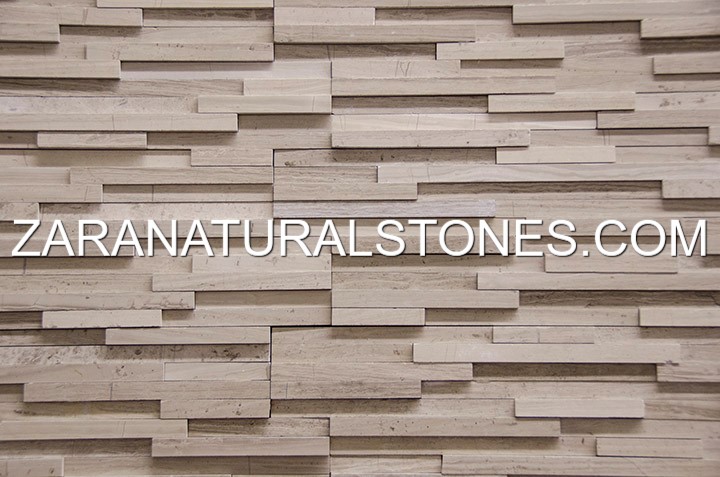Silver Wave Split Face Veneer
