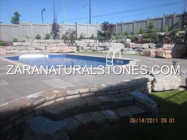 Slate Grey Flagstone Pavers