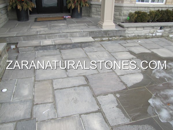 Slate Grey Flagstone Pavers