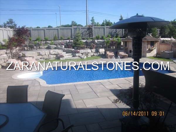 Slate Grey Flagstone Pavers