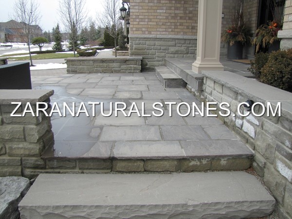 Slate Grey Flagstone Pavers