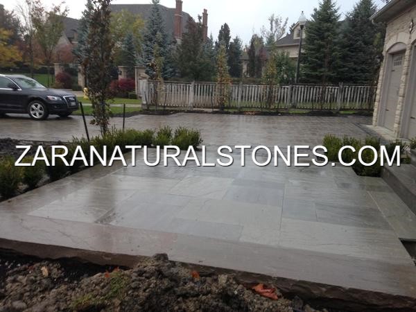 Slate Grey Flagstone Pavers