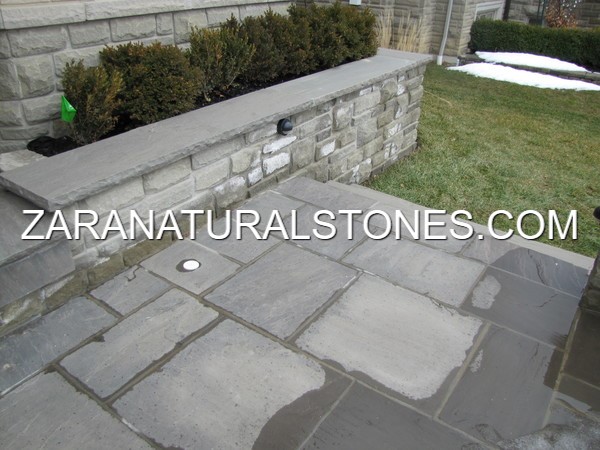 Slate Grey Flagstone Pavers