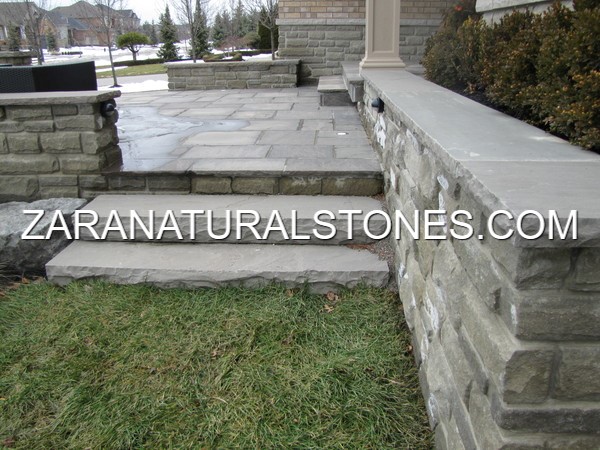 Slate Grey Flagstone Pavers