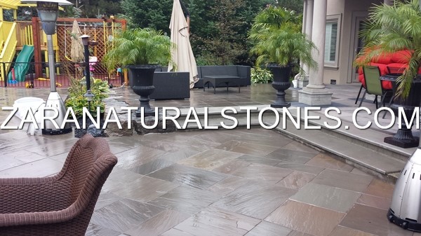 Slate Grey Flagstone Pavers