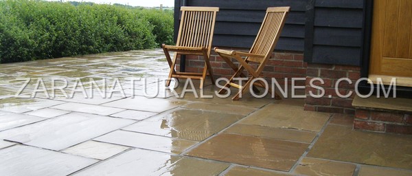Lavender Tumbled Flagstone Pavers