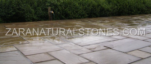 Lavender Tumbled Flagstone Pavers